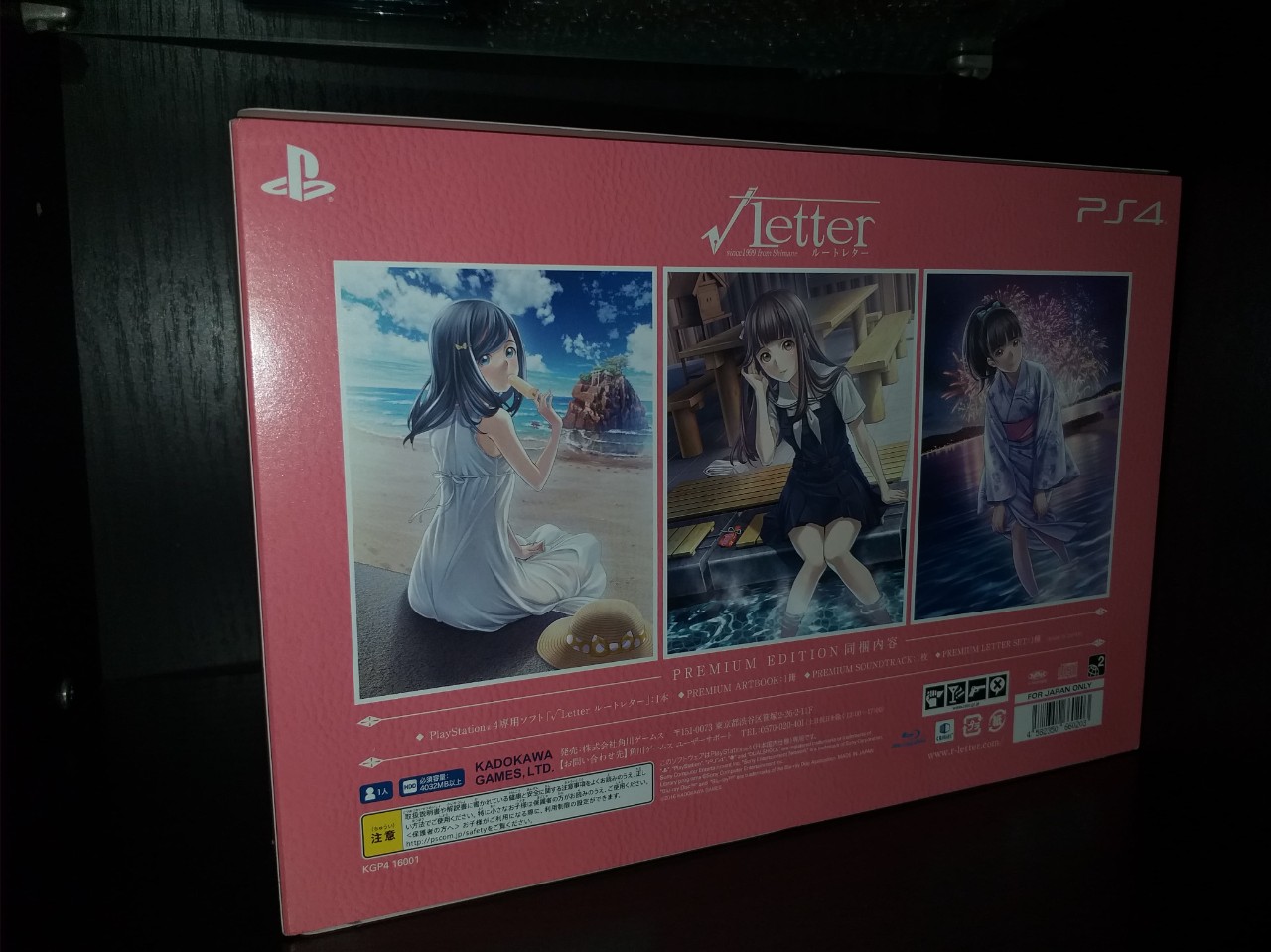 Root Letter Premium Edition PS4 Region 2 Jepang