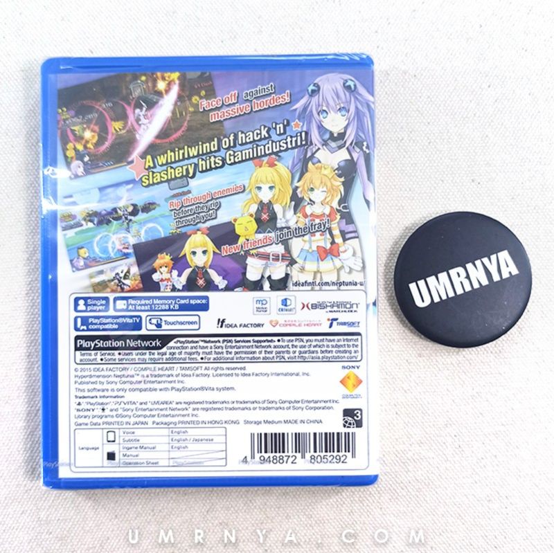 Hyperdimension Neptunia U Action Unleashed PSVita PS Vita Playstation