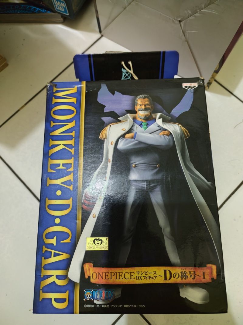 9 MONKEY D GARP DX Figure D no shogo shougou 1 ONE PIECE PRIZE, Rare bgt - Angriawan Ikhromy