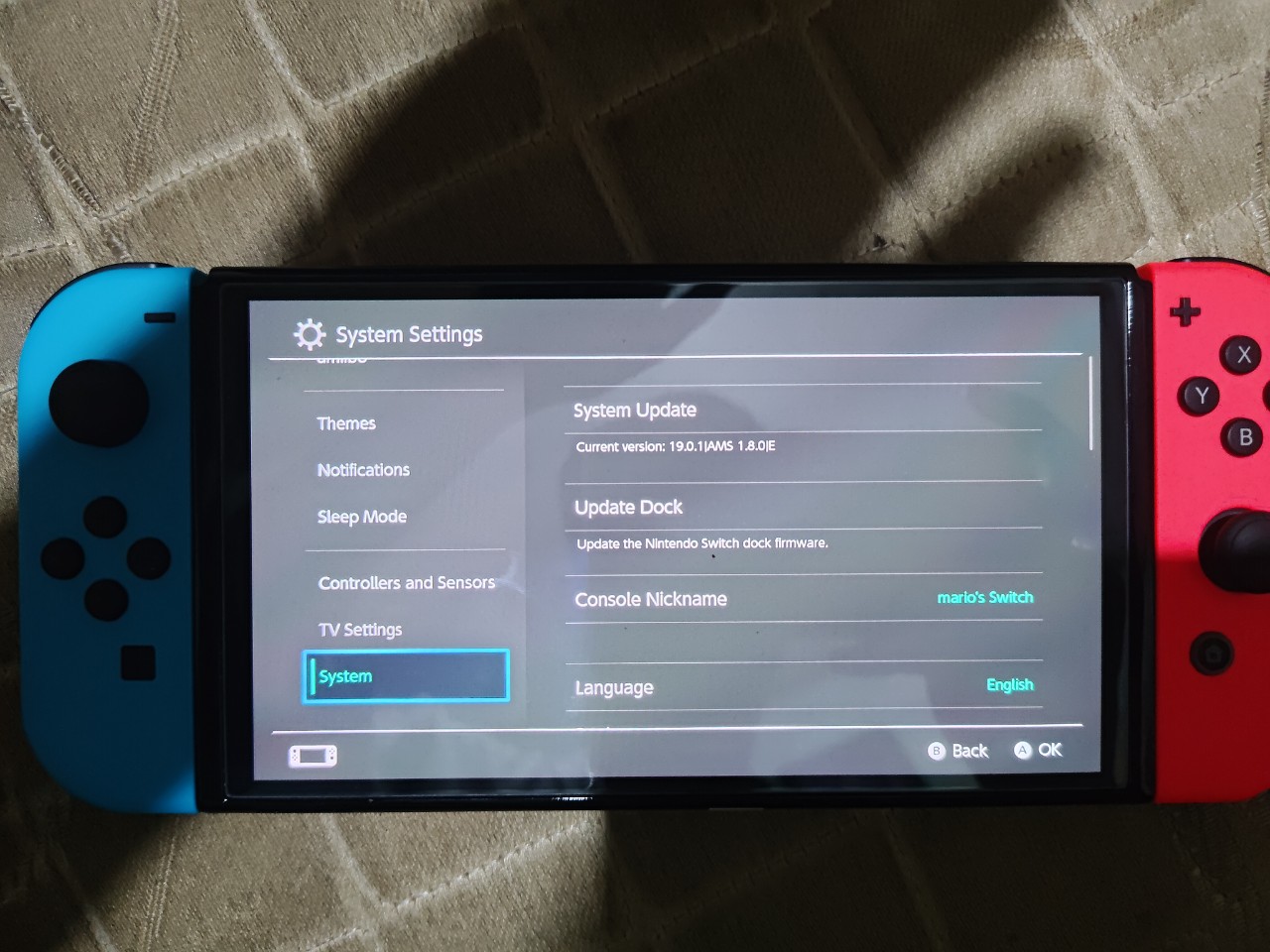 nintendo switch OLED