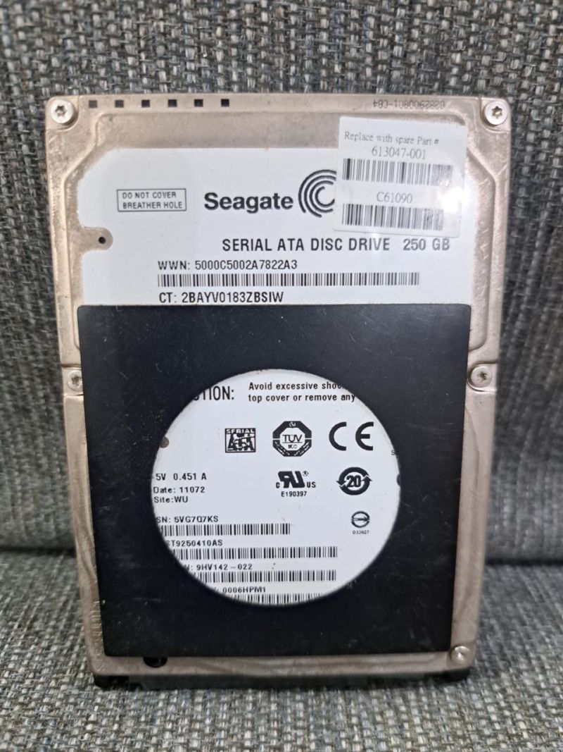 WIN GAP 579 Hdd Ext Seagate 250Gb