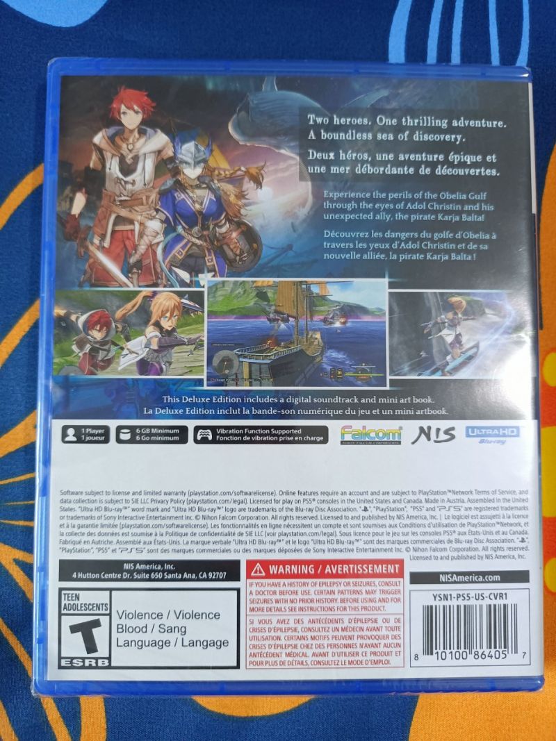 PS5 YS :X NORDICS (NEW) REG 1 US
