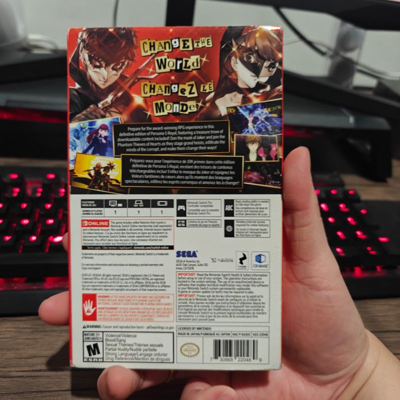 Steelcase Edition Persona 5 Royal Nintendo Switch Game