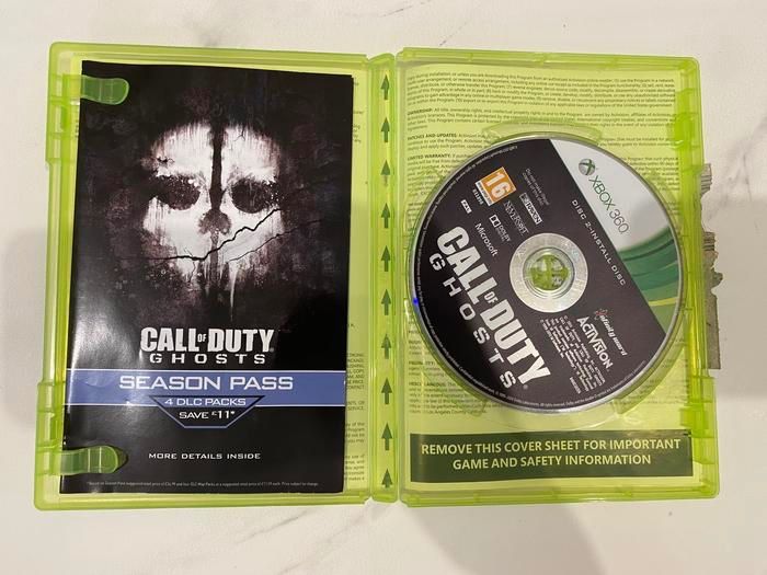Xbox 360 Call of Duty Ghost COD CD DVD Original BD Ori Xbox One Backward Compatible