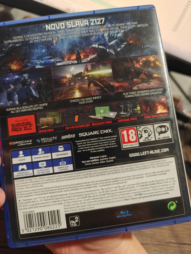 PS4 Game Left Alive