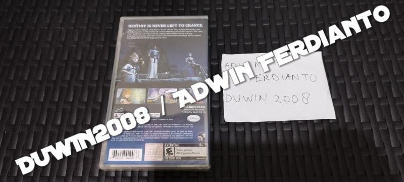 PSP Playstation Portable - Kingdom Hearts Birth By Sleep