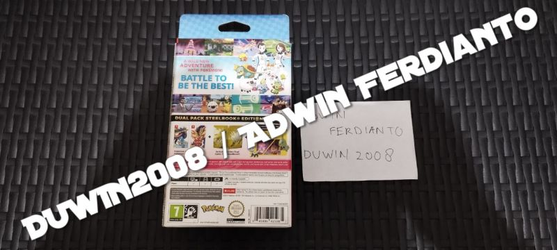 Nintendo Switch - Pokemon Sword & Shield - Dual Pack Steelbook Limited Edition