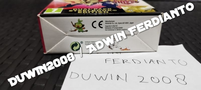 Nintendo Switch - Pokemon Sword & Shield - Dual Pack Steelbook Limited Edition