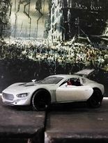 diecast Maserati silver 12 Granturismo