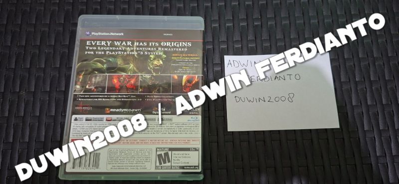 PS3 Playstation 3 - God Of War Origins Collection