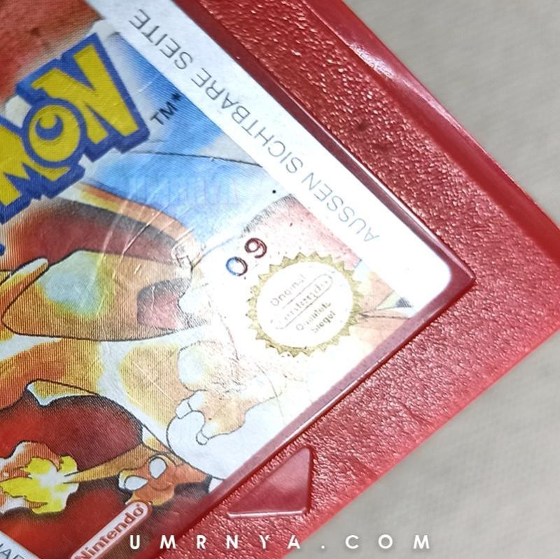 Kaset Gameboy Pokemon Rote Edition Nintendo Game boy GBC GBA Red NOE German Cartridge