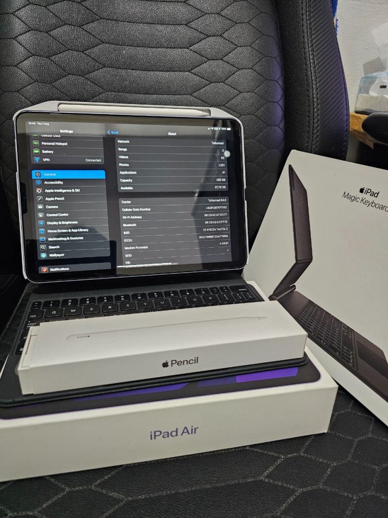 iPad Air M1 WiFi + Cell 256GB Ibox + Apple Magic Keyboard + Apple Pencil 2