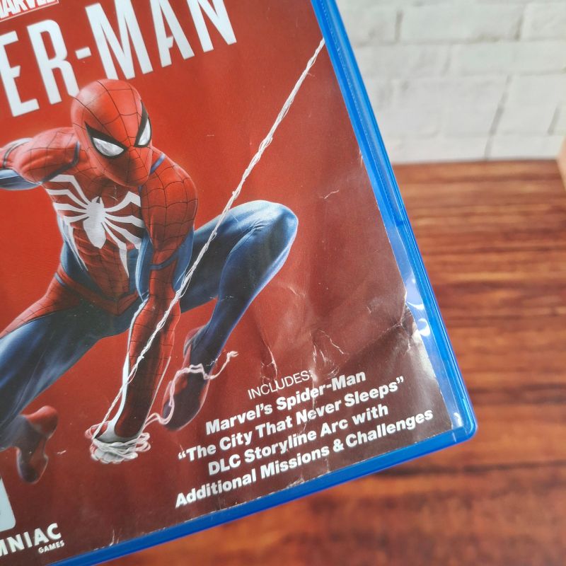 Kaset BD PS4 Marvel Spiderman - Second/Bekas