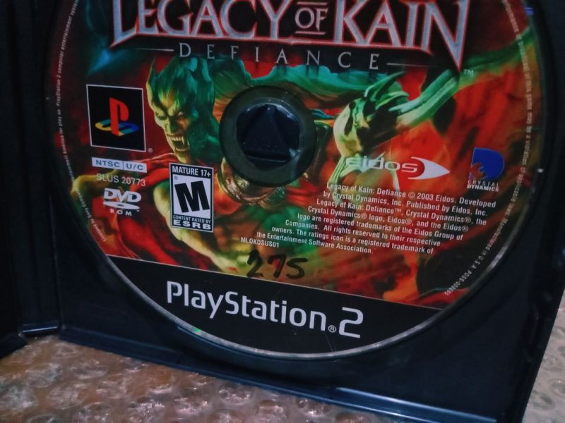 Game PS2 Original Legacy of Kain Defiance US