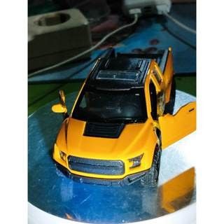 diecast toyota hilux skala 1:36 authentic yellow