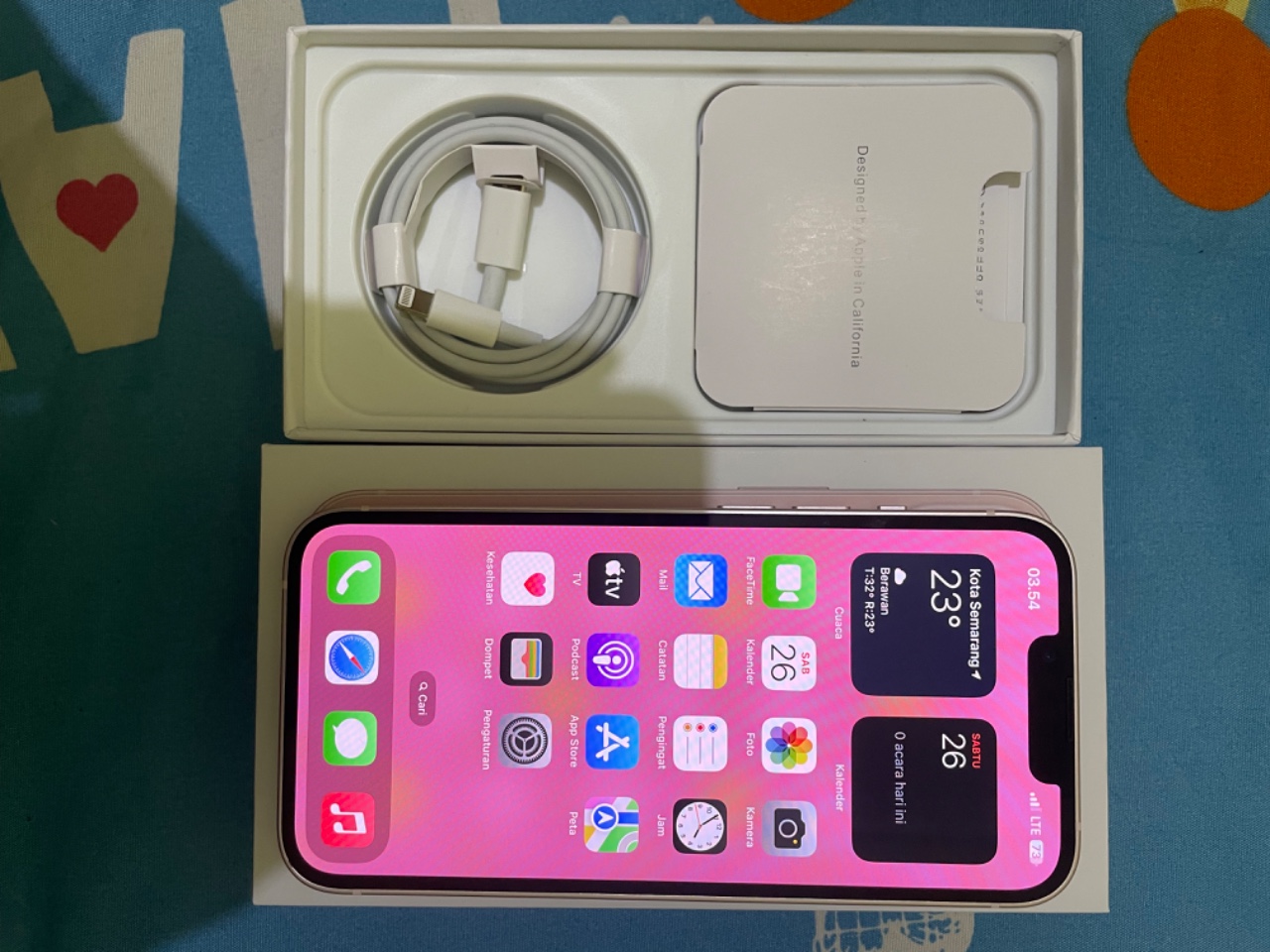 iphone 13 128gb pink inter all operator
