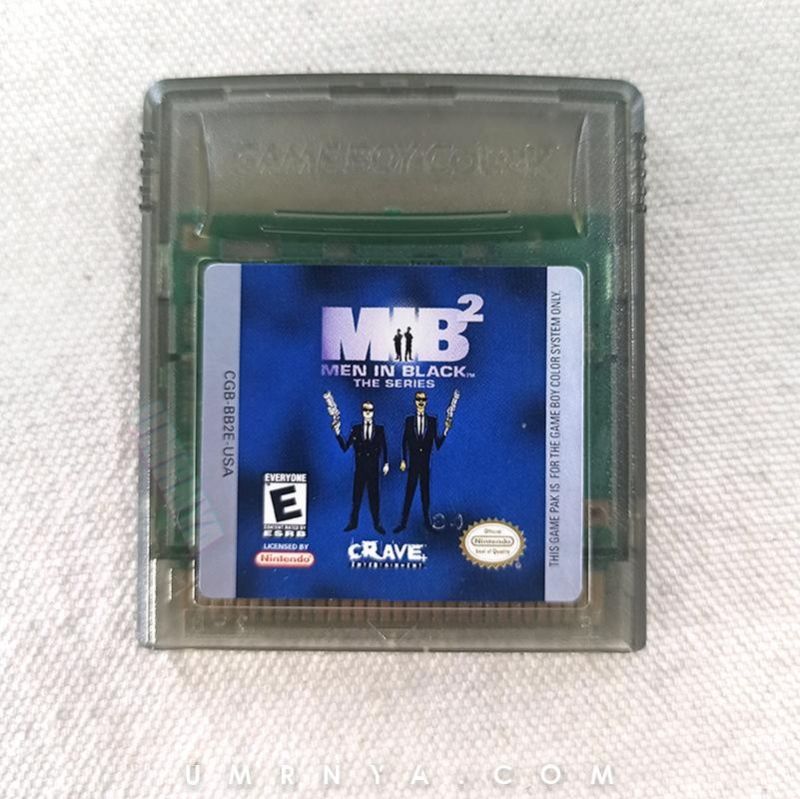 Kaset Gameboy Nintendo Men In Black The Series 2 MIB Game boy GBC GBA SP Cartrdige