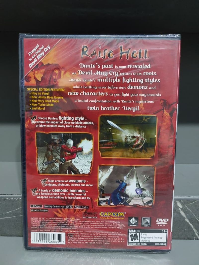 Devil May Cry 3 Dante's Awakening Special Edition - PlayStation 2 - REG 1