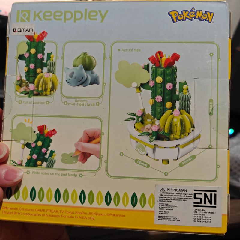 Keeppley Toys Pokemon Official Licensed Bulbasaur Bonsai