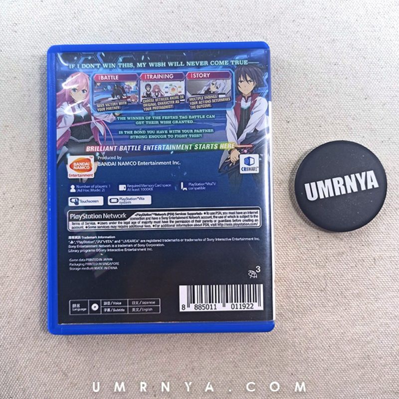 Kaset Original A. W. Phoenix Festa AW A.W PS Vita PSVita Game Playstation