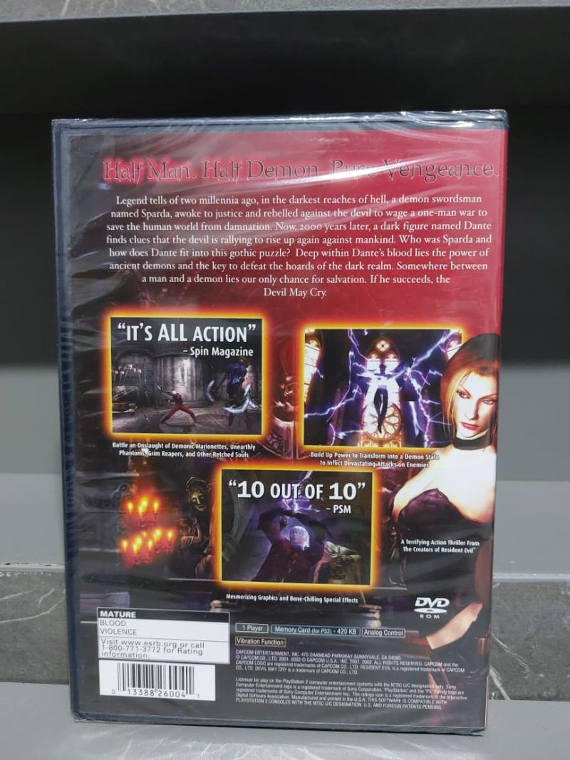 Devil May Cry - PlayStation 2 - REG 1