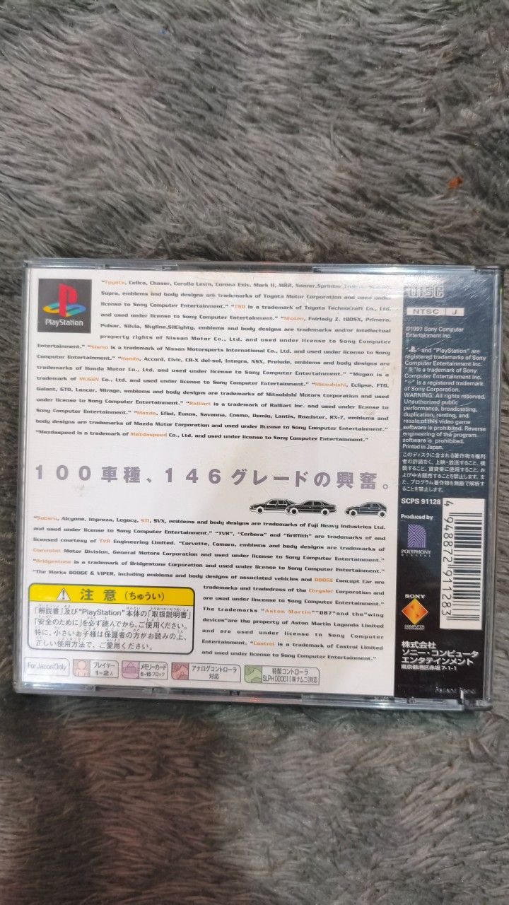 278 Kaset Original PS1 Gran Turismo 1 - San Nakula 60  Rp65,000