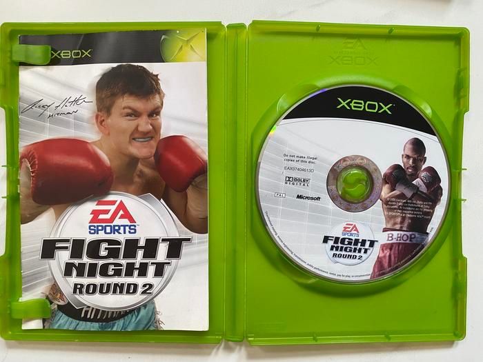 Original Xbox Classic Fight Night Round 2 dan 3 CD DVD Region PAL