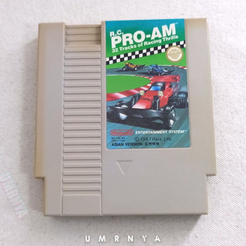 Kaset Game R.C. Pro-AM ProAM PRO AM NES Nintendo Entertainment System Games Famicom