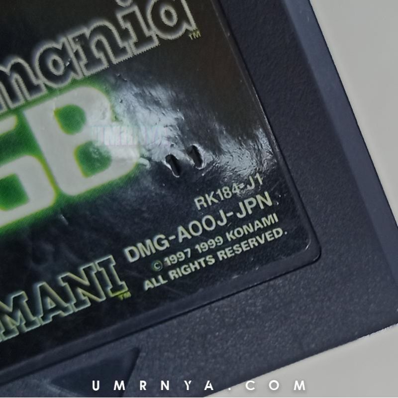 Kaset Original BEATMANIA GB 2 Nintendo Gameboy Color GBC GBA Beat Mania Cartridge