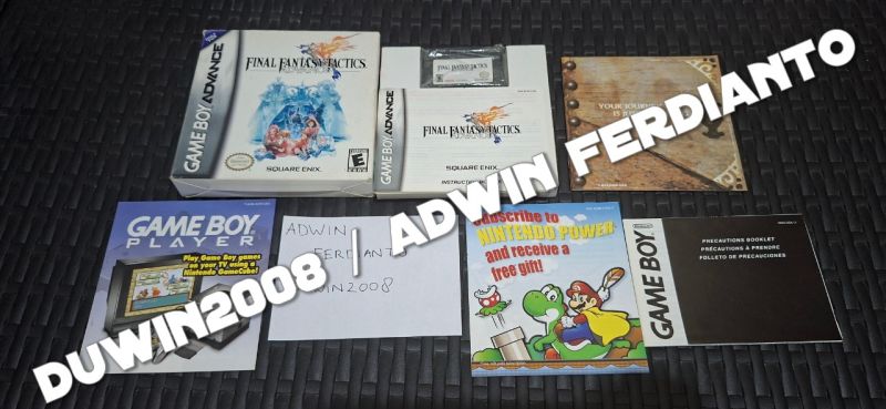 Nintendo GBA Game Boy Advance - Final Fantasy Tactics