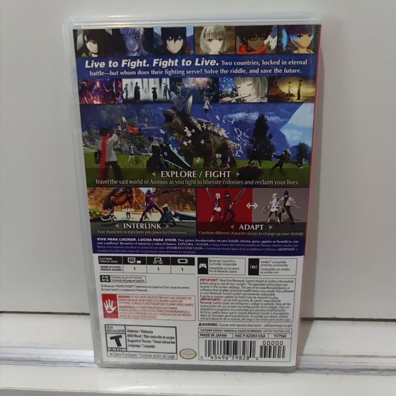 Xenoblade chronicles 3 pure us first print 00000