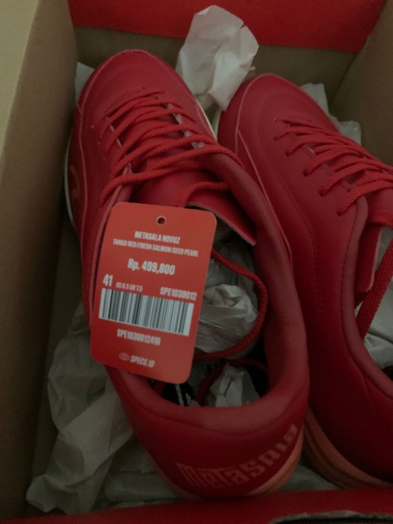 SPECS METASALA NOVUZ-TANGO RED/FRESH SALMON/SEED PEARL