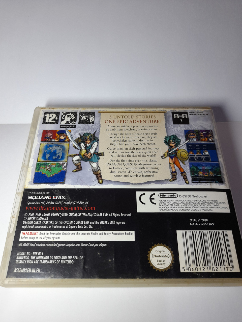 Dragon Quest IV : The Chapter of The Chosen - Euro Second / Bekas [Game Nintendo NDS DS]