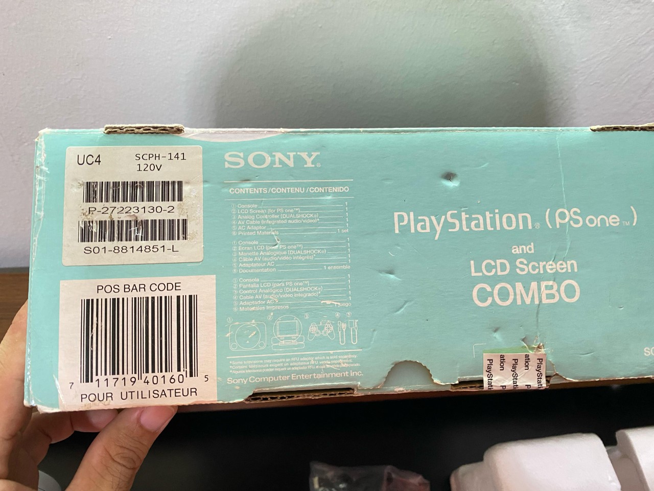 PSONE Combo Pack LCD monitor Serial number match  REG US ( Brand new Open box ) VERY RARE ITEM