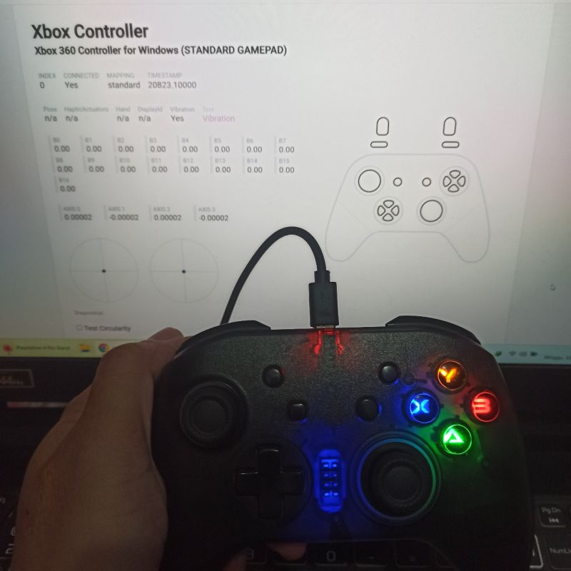 Gamesir T4 Wired Kabel Controller Gamepad Joystick PC Steam Laptop USB