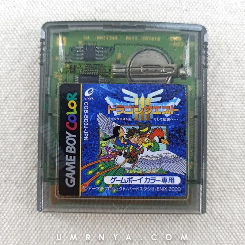 Kaset DRAGON QUEST III 3 Gameboy Nintendo Original Cartridge Game boy Color GBC GBA