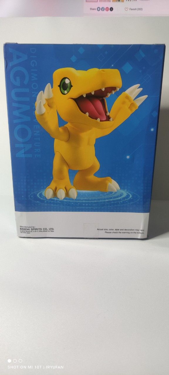 Sofvimates Digimon Adventure Agumon