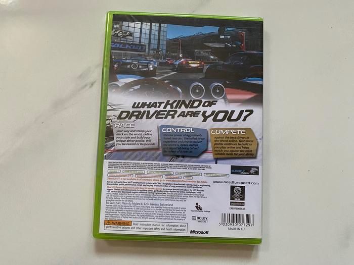 NEW SEALED Xbox 360 Need For Speed Shift NFS CD DVD BD Ori Region PAL Original Kaset New Segel