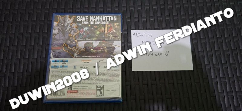 PS4 Playstation 4 - Teenage Mutant Ninja Turtle Mutants In Manhattan