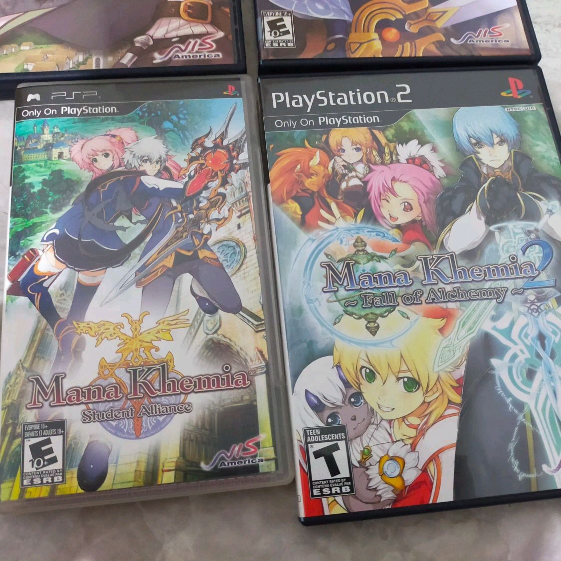 atelier iris 1 & 2 + mana khemia 1 & 2