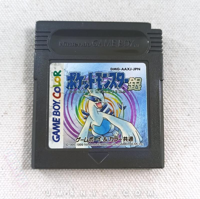 Kaset Original Pokemon Silver Version Nintendo Gold Game boy color gbc GBC GBA SP