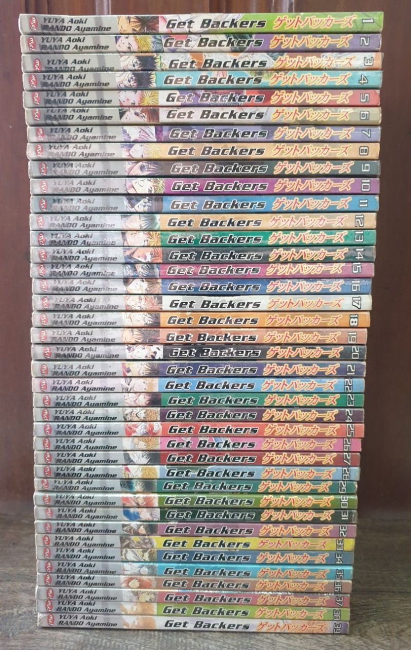 Komik Get Backers+Turbo Rider+Jing Bottle+Toto Tamat semua. Yoza Anshori