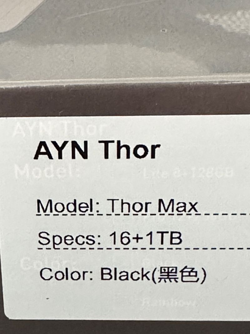 AYN Thor Max 16/1TB Black