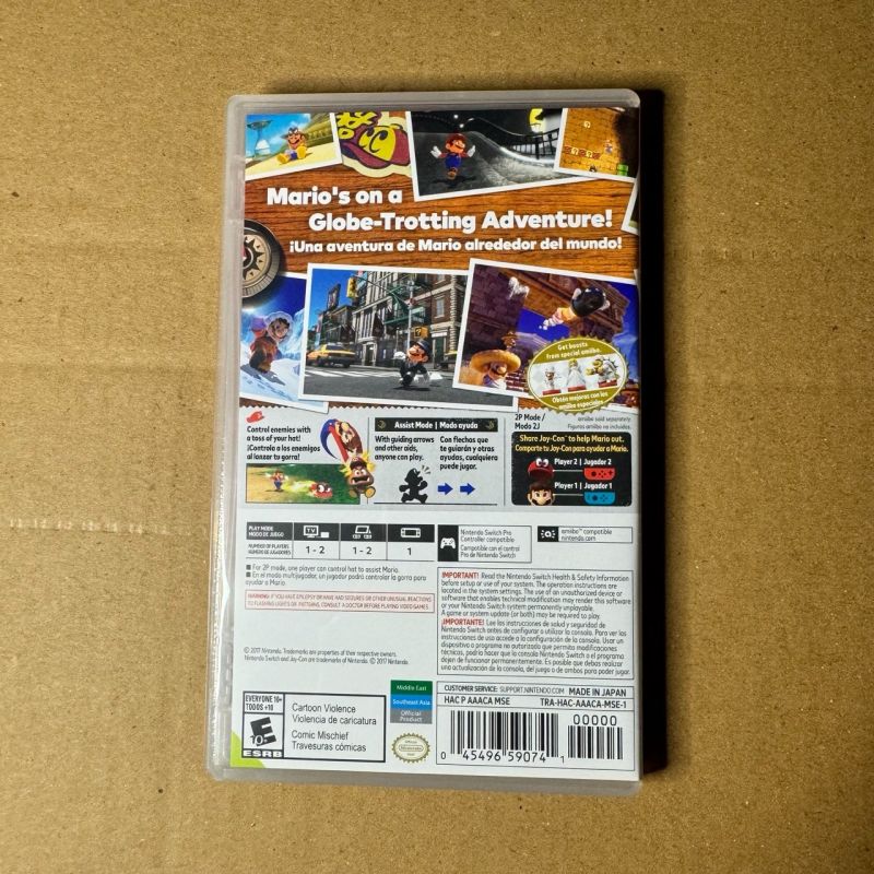 Super Mario Odyssey Reg USA MDE Nintendo Switch