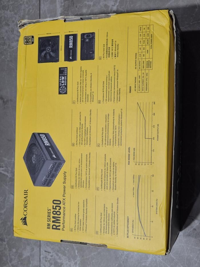 Corsair RM850 - 850 Watt 80+ Gold Fully Modular (CP-9020196-EU)
