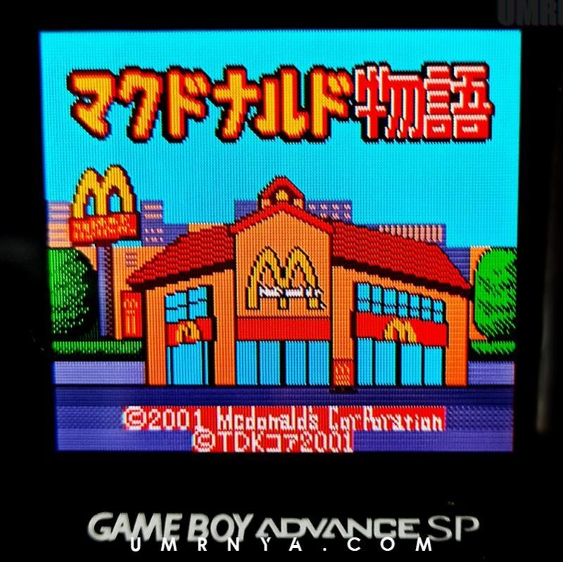 MCD Happy Meal Kaset Original McDonalds Monogatari Game Nintendo Game boy Color GBC GBA SP Gimbot