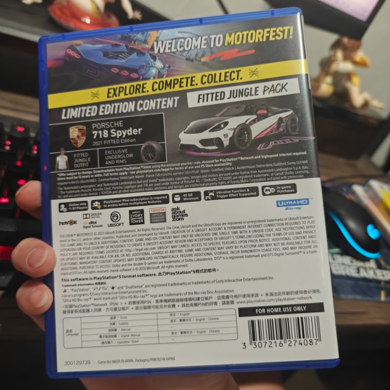 PS5 Game The Crew Motorfest