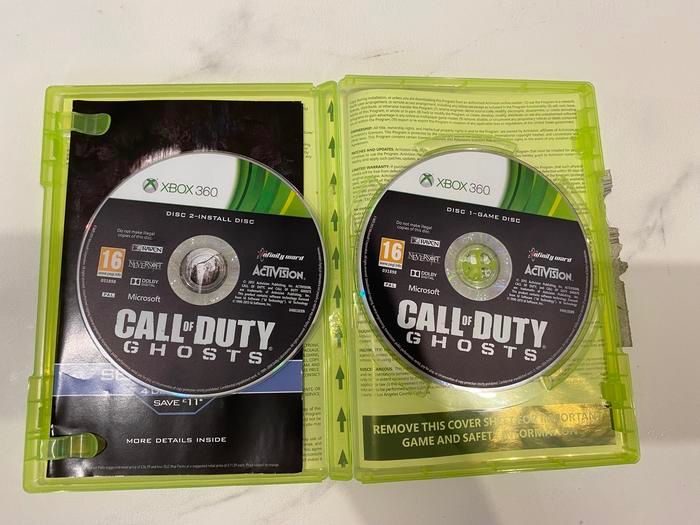 Xbox 360 Call of Duty Ghost COD CD DVD Original BD Ori Xbox One Backward Compatible