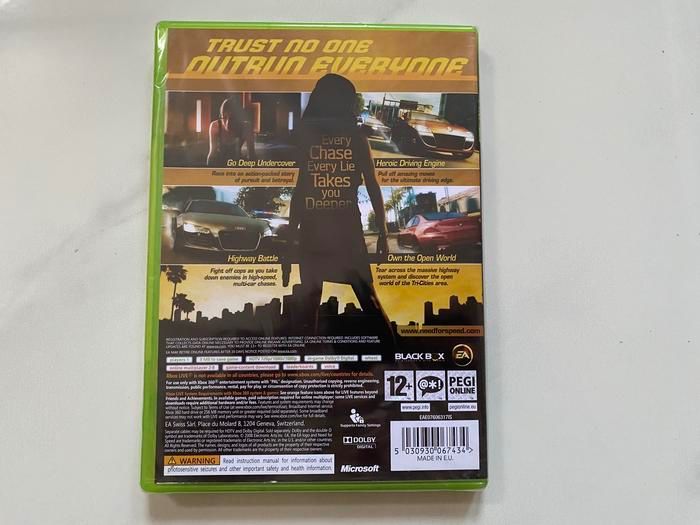 Xbox 360 Need For Speed Undercover NFS CD DVD BD Ori Region PAL Original Kaset New Segel