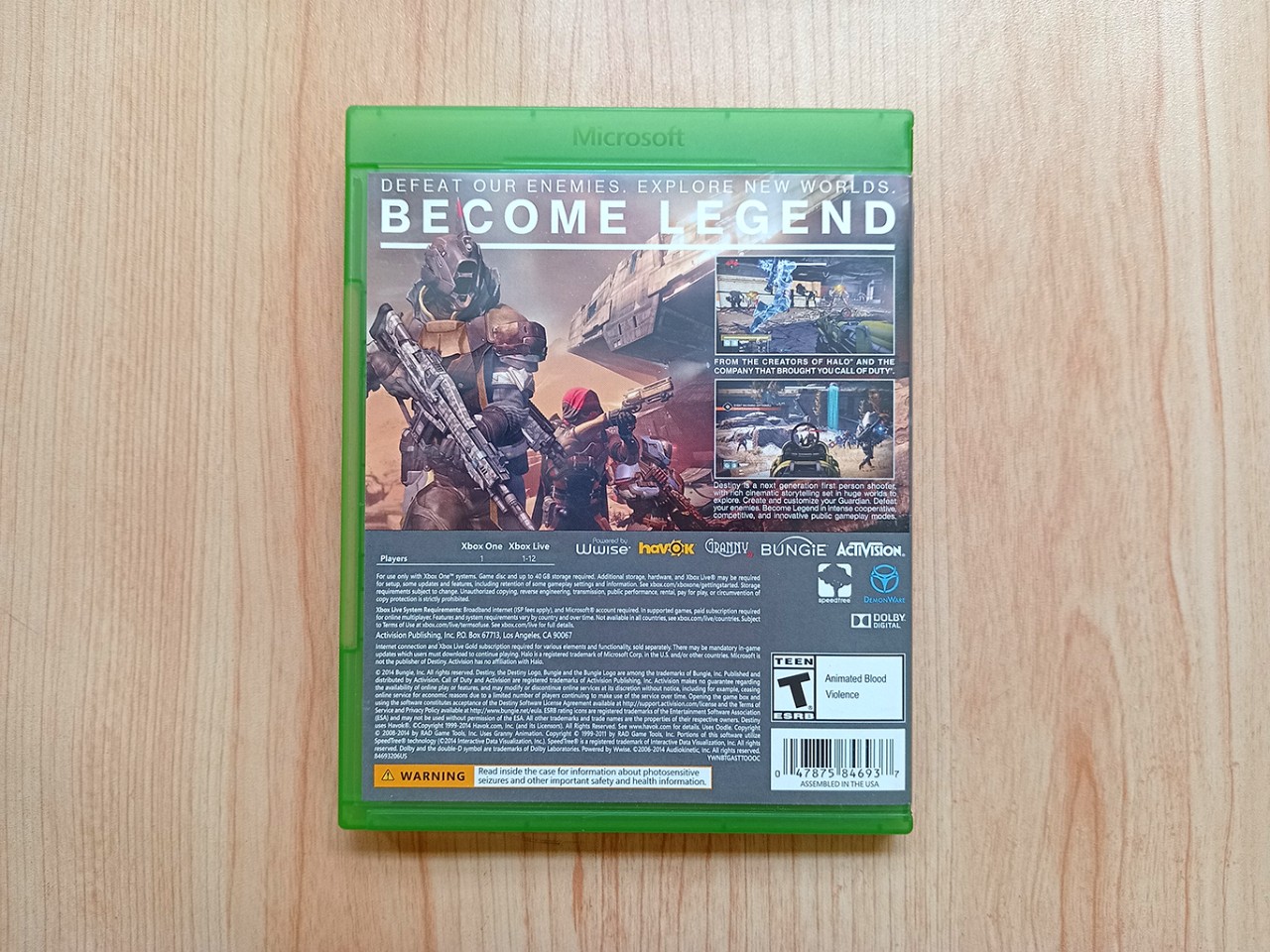 Game/BD Xbox One - Destiny (FAK)